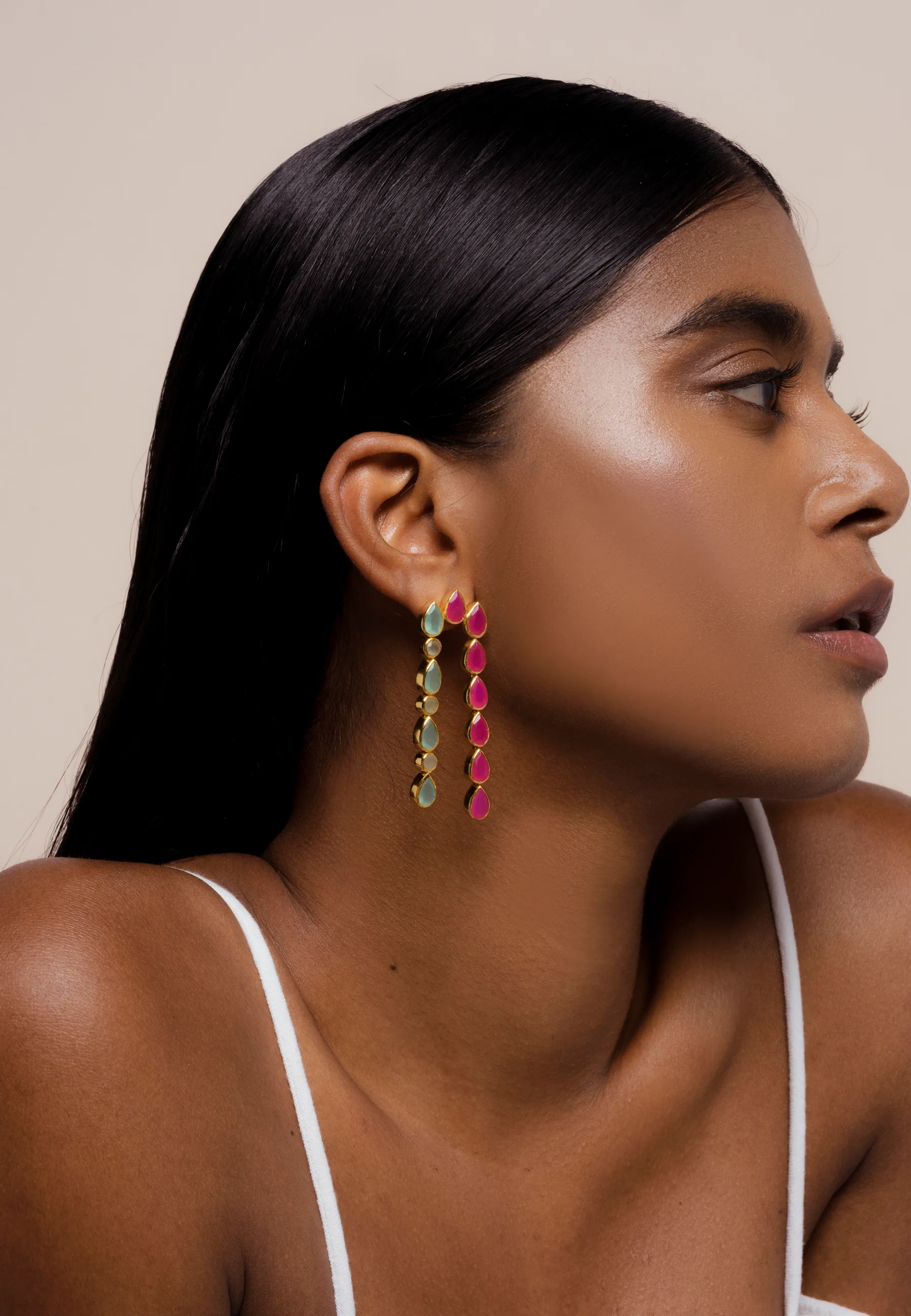 Pendientes Samsara Aguamarina - Image 7