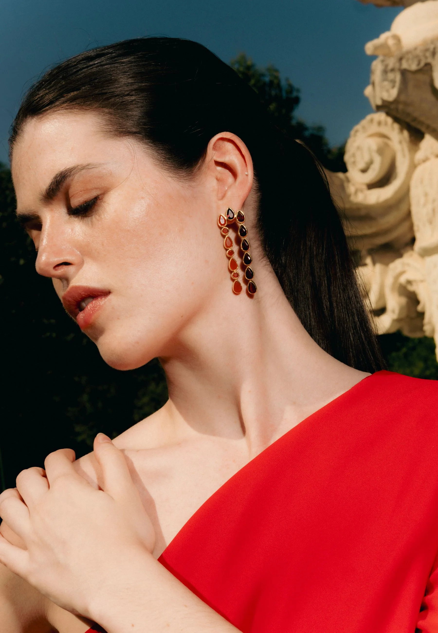 Pendientes Samsara Granate - Image 5