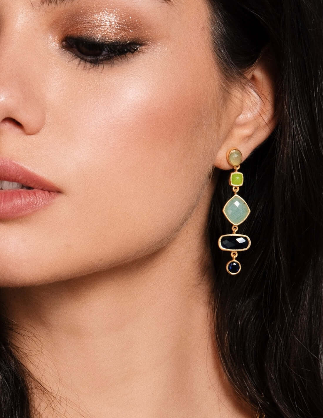 Pendientes Thelma Azul - Image 3