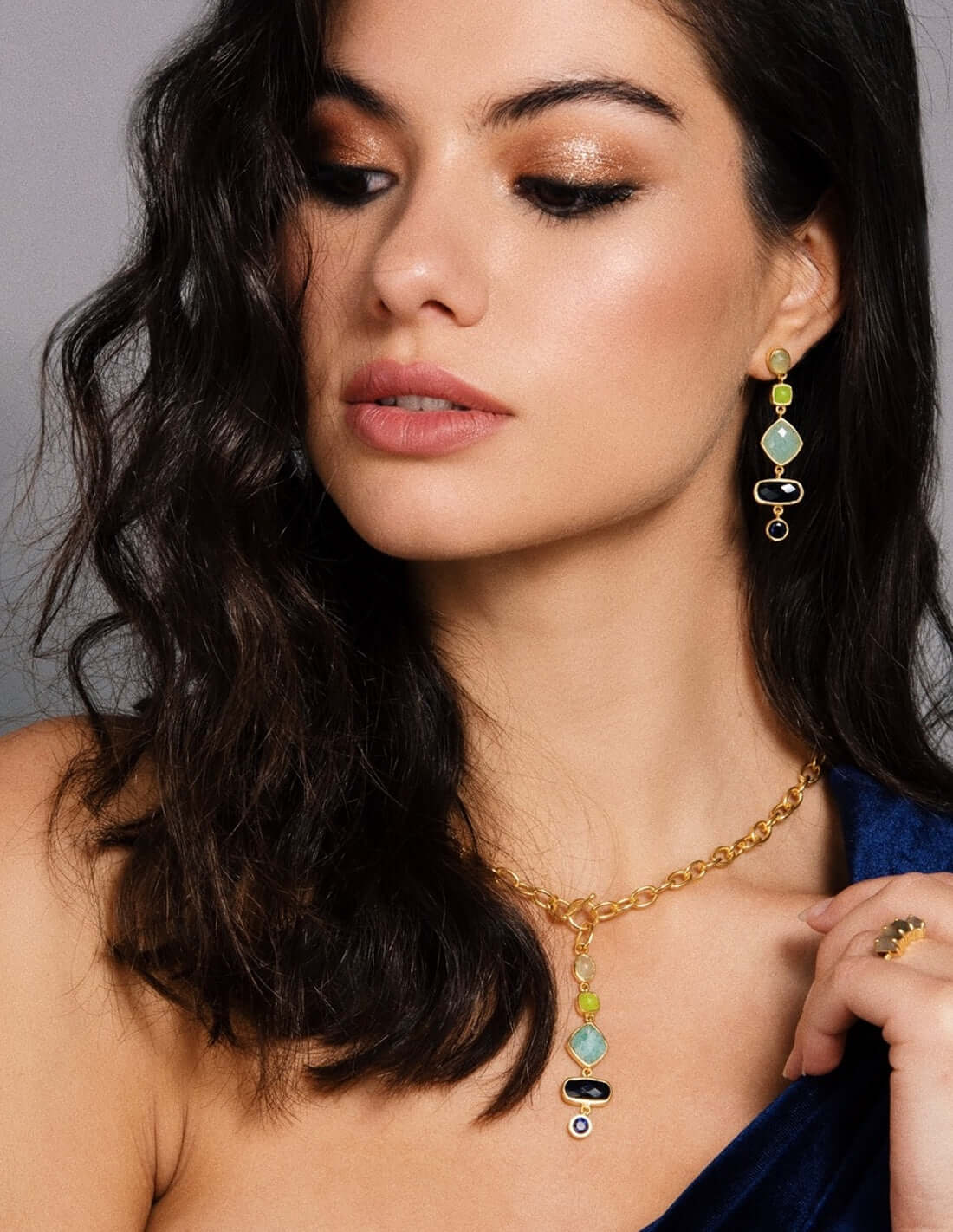 Pendientes Thelma Azul - Image 4