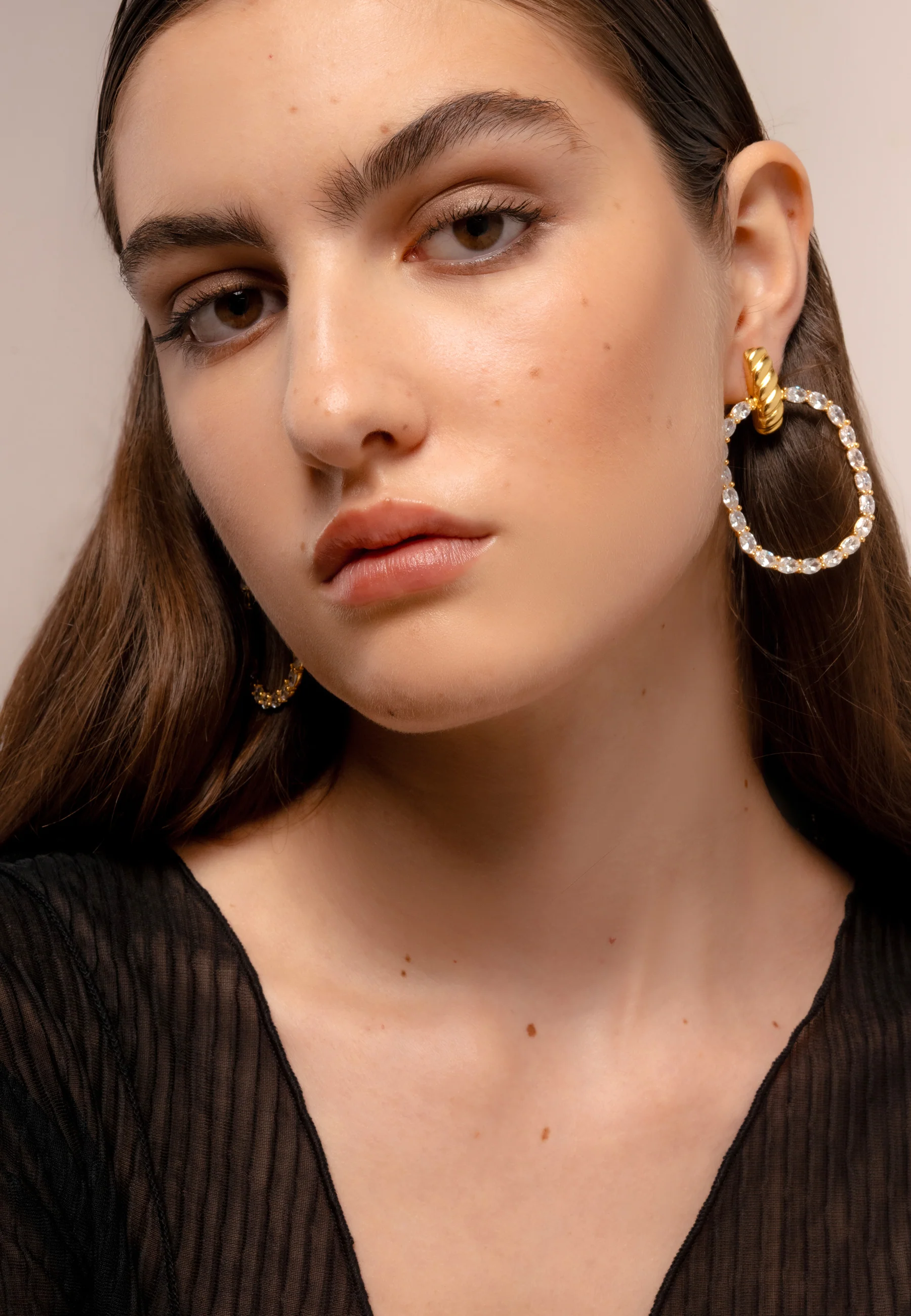 Pendientes Twiggy Blanco - Image 3