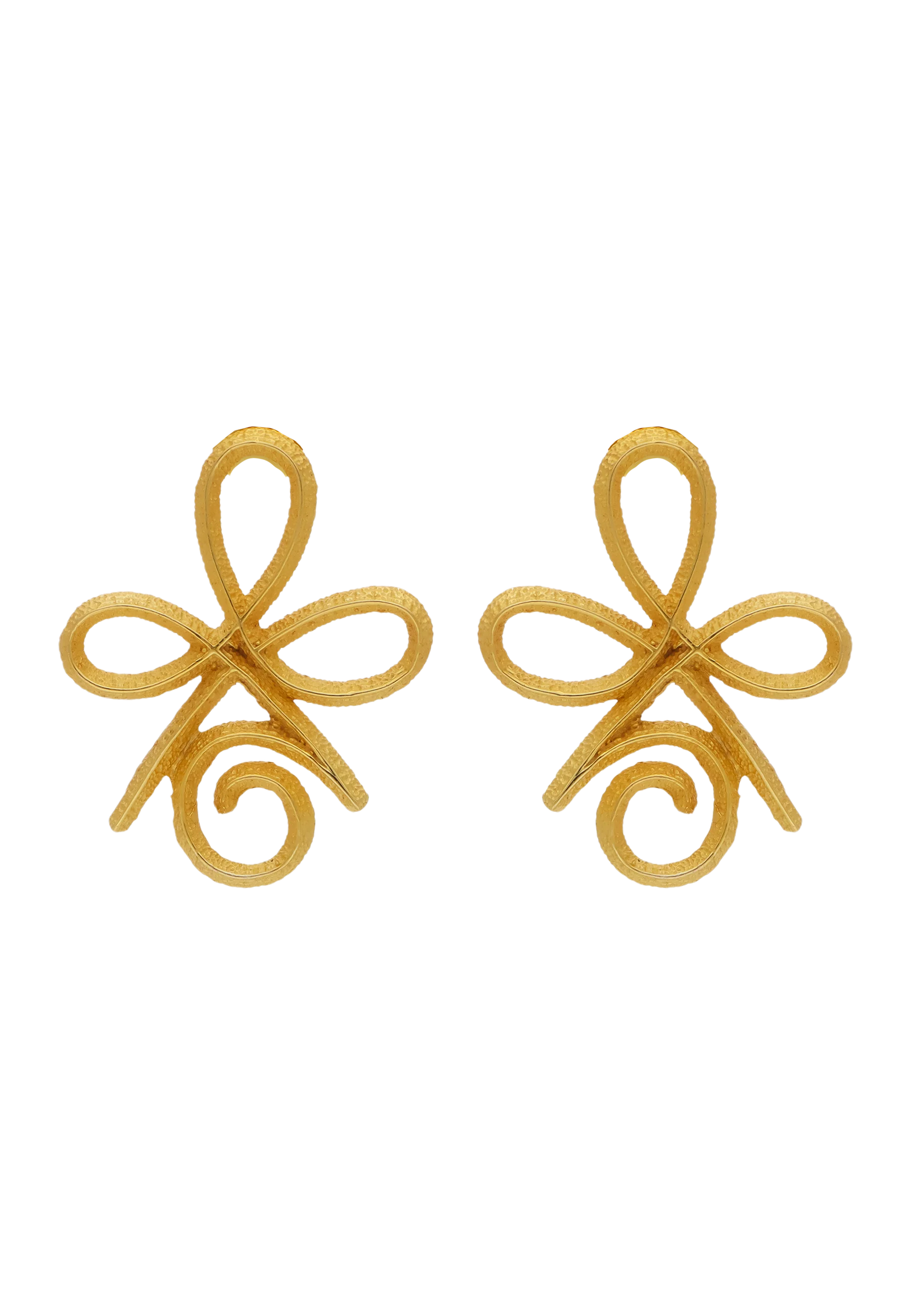Pendientes Unconditional Love Dorado