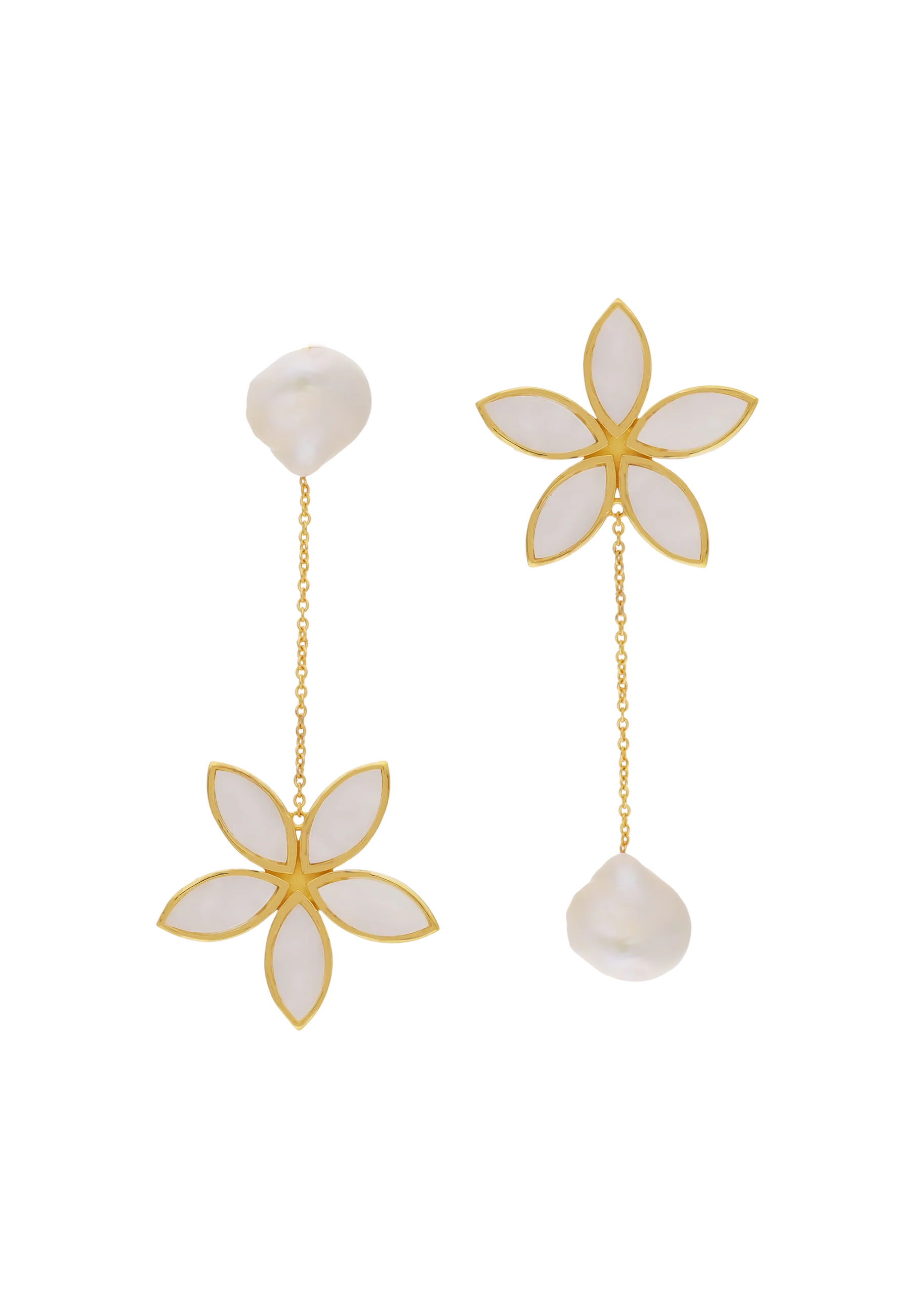 Pendientes White Lotus