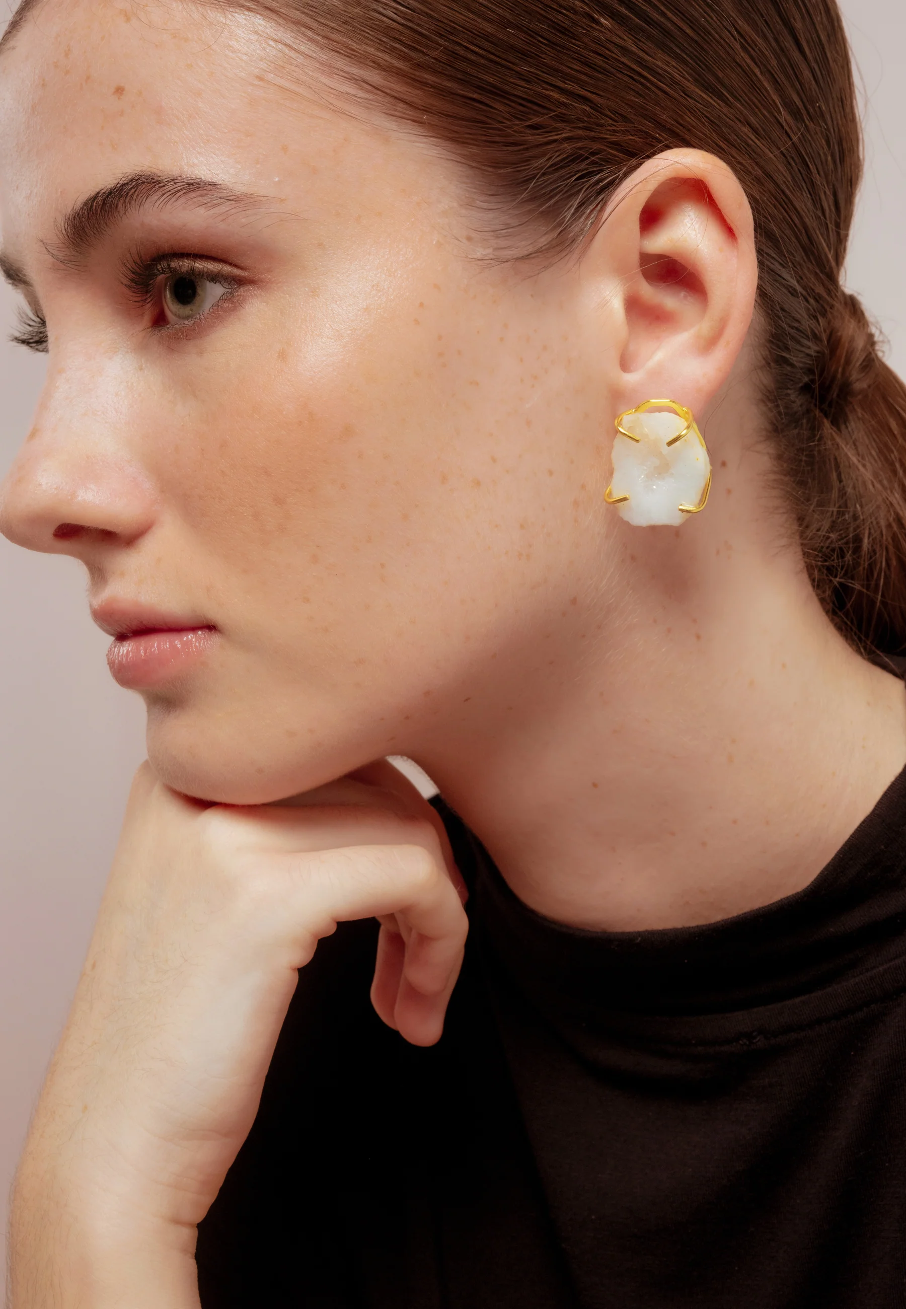 Pendientes Zeus Blanco - Image 3