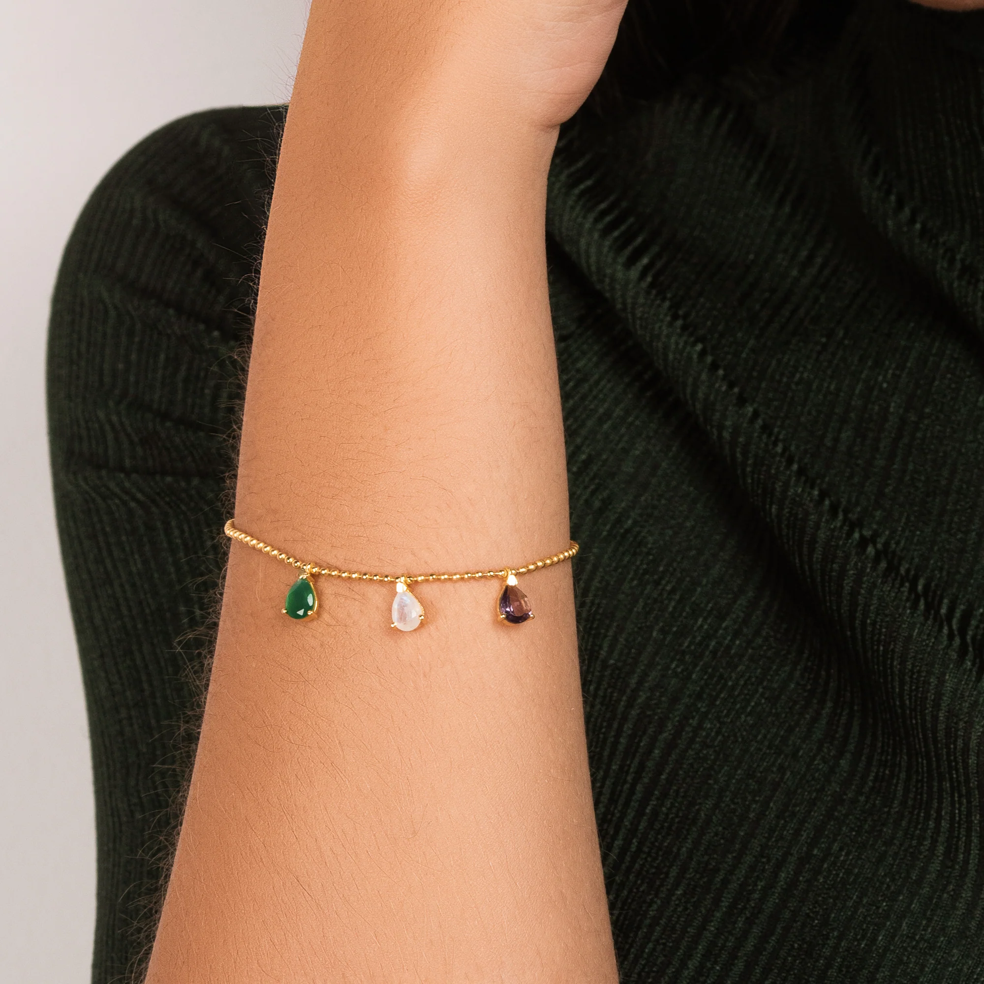 Pulsera Pride Verde y Morado - Image 3